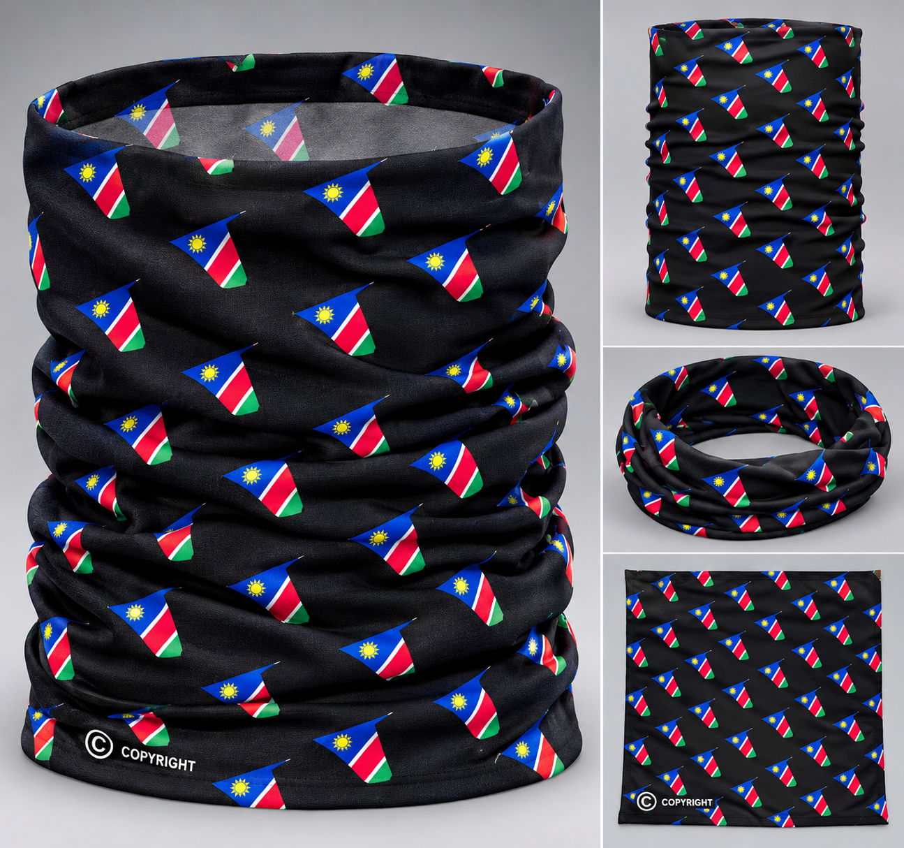 Namibian Map Buff/ Headband