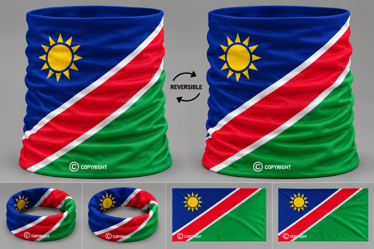 Namibian entire flag / Headband